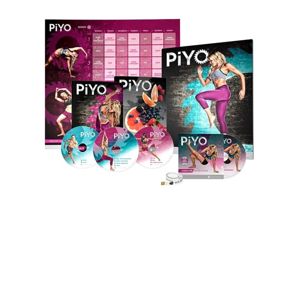 Chalene Johnson's PiYo Base Kit 3 DVD Workout with Exercise Videos+Fitness Tools